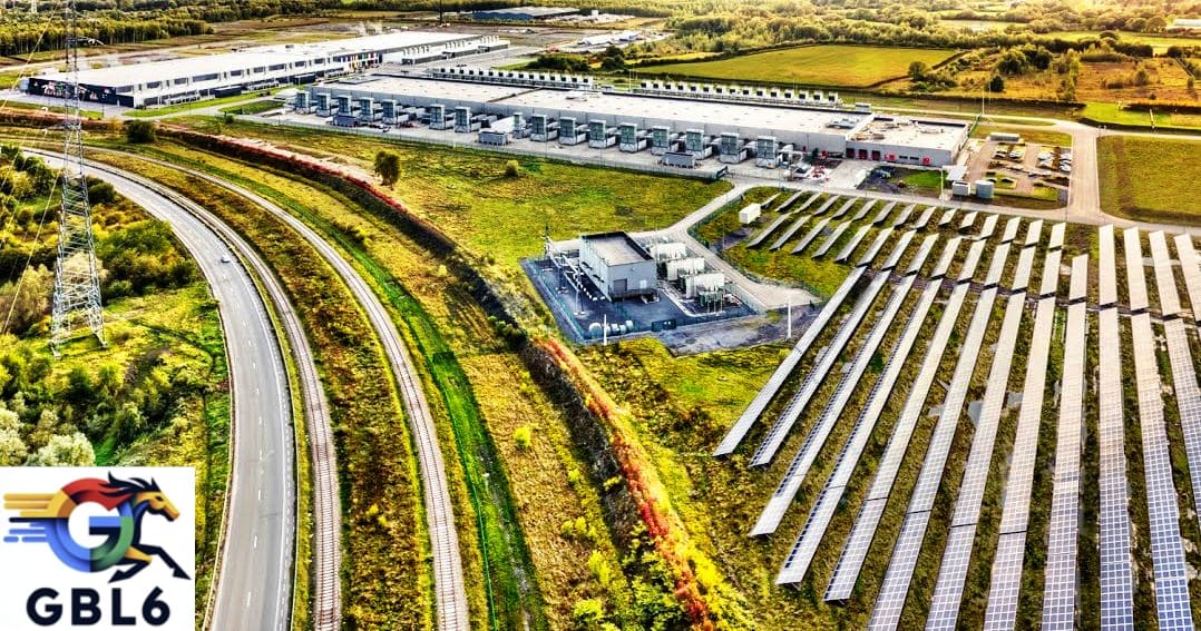 Utility-scale solar farm and substation supporting Iberica Energy data center infrastructure in Belgium